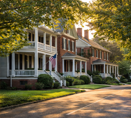 old stlye houses